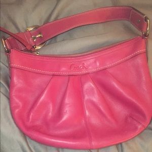 Coach purse, good used condition. Red!